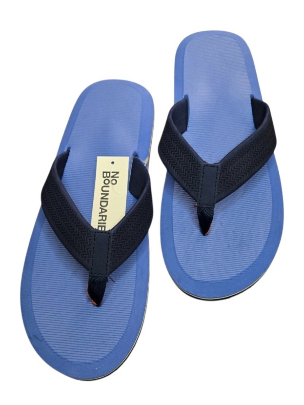 No Boundaries Ocean Flip Flops in Blue, Size 12 Men's NWT!